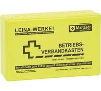 LEINA-WERKE 20004 - Botiquín de primeros auxilios (sin soporte de pared, tamaño pequeño, 10 unidades), color amarillo