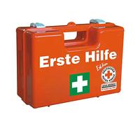 LEINA-WERKE 82104 MULTI DRK-Edition - Maletín de primeros auxilios (sin contenido), color naranja, verde, blanco y negro, naranja, 1