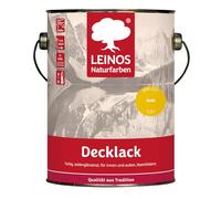 LEINOS - Barniz de acabado brillante 840 amarillo, 2500 ml, resistente al agua, para interior y exterior, alta cobertura, resistente a la intemperie, para madera, metal y gres con efecto de color