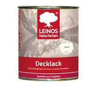 LEINOS - Barniz de acabado brillante 840 blanco, 750 ml, resistente al agua, para interior y exterior, alta cobertura, resistente a la intemperie, para madera, metal y gres con efecto de color