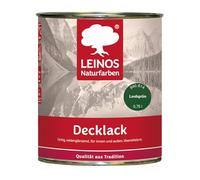 LEINOS Top coat brillante 840 verde follaje 750 ml barniz impermeable para madera para interior y exterior, alta cobertura, resistente a la intemperie, para madera, metal y gres con efecto de color