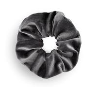 Leirinik Coletero Velvet Scrunchie | 14 cm antracita gris 1er Pack | Terciopelo suave de alta calidad de 100% poliéster | para niñas y mujeres - todos los tipos de pelo