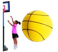 Leiser Basketball, Leiser Basketball,Leiser Indoor-Trainingsschaumball - Unbeschichteter, hochdichter , leiseStoßsichere Leistung weicher Trainingsball für den Innenbereich