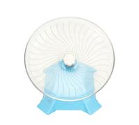 Leises Hamsterrad - 24cm Flüsterleises Laufrad Mit Ständer | Sicheres Trainingsspielzeug Für Hamster Igel Chinchilla & Frettchen, Robuste PP-Lauffläche Für Käfig & Habitat, Rückenschonend