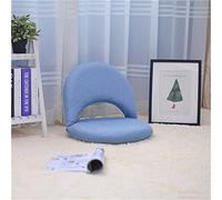 Leisure Chair for Meditation, TV Watching Padded Floor Chair with Adjustable Backrest Living Room Furniture (Blue 47x50cm)