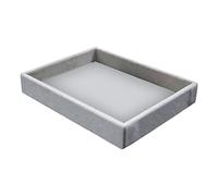 Leisurealeaneag Bandeja de exhibición de joyas, organizador de pulseras, aretes, placa vacía de regalo, estilo B