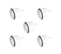 Leisurealeaneag Juego de 5 boquillas de chorro de aire de 9 agujeros para bañera de hidromasaje de plástico para el hogar, spa, jacuzzi