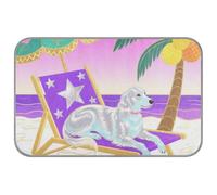 Leisurely - Cama de refrigeración de gel de verano plateada para perros al aire libre, para hámster, gatos al aire libre, cámaras portátiles para perros, M