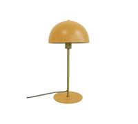 Leitmotiv Lámpara de mesa Bonnet - Curry amarillo - 20 x 20 x 39 cm - redonda - Hierro - Lámpara de mesa para salón y dormitorio - Lámpara de mesa moderna