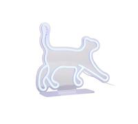 Leitmotiv Neon Light Walking Cat Blue