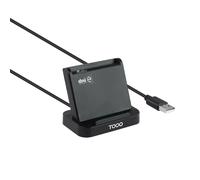 Leitor de Cartões TooQ - DNIe VISION USB 2.0 - Negro - TQR-220B