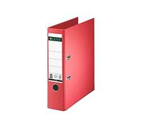Leitz 10070025 - Archivador de anillas, lomo ancho, A4, color rojo