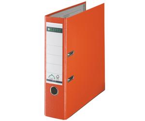 Leitz 10105045 - Archivador plástico con anillas (A4), color naranja
