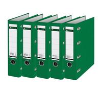 Leitz 10120055 - Archivador de cartón (2 x A5, 75 x 285 x 318 mm), color verde