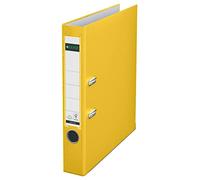 Leitz 10155015 - Archivador plástico 180° con anillas A4 color amarillo
