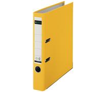 Leitz 10155015 - Archivador plástico 180° con anillas A4 color amarillo estrecho