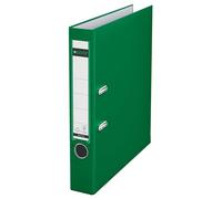 Leitz 10155055 - Archivador plástico 180º con anillas A4 color verde