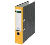 Leitz 10505035 - Archivador (A4, con palanca, capacidad: 350 hojas), color amarillo, lomo 80mm