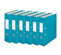 Leitz 10610061 - Archivador de palanca (tamaño A4, 80 mm, 6 unidades), color azul