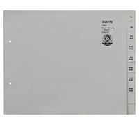 Leitz 13540085 - Papel para registro (A-Z, para archivador), color gris
