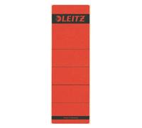 Esselte Leitz Caparazones autoadhesivos de papel, cortos y anchos – 10 piezas, rojo