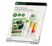 Leitz 16918 - Bolsas de plastificación con multitaladro DIN A4. 228 x 303 mm (ca