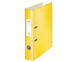 Leitz 180° WOW Carpeta Archivador A4 amarillo 50mm