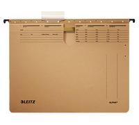 Leitz 19143000 - Carpetas colgantes (cartón, 10 unidades), color marrón