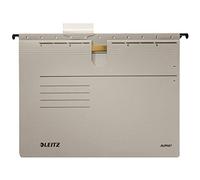 Leitz 19843085 Alpha - Carpeta colgante de cartón color gris (5 unidades)