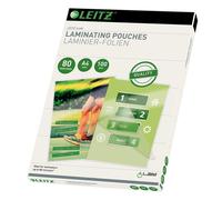 Leitz 33818 - Pack de 100 Bolsas de Plastificación iLam, Transparente Brillante,