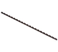 LEITZ 35040 - Canutillos de plástico DIN A4 21 anillas. (caja 100 ud.) 6 mm/ 25 hojas color negro