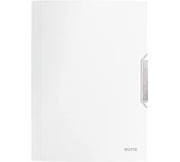 LEITZ 39770004 - Carpeta de gomas STYLE PP con 3 solapas DIN A4 color blanco ártico