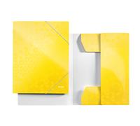 Leitz 3982 WOW carpeta de cartón cierrre elástico amarilla