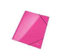 Leitz 39820023 - Carpetas (A4, con goma, 10 unidades), color rosa