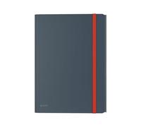Leitz 3Flap - Carpeta de anillas (A4, polipropileno), color gris