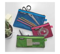 Leitz 4013 WOW Estuche de Malla 2 Compartimentos Verde (L)