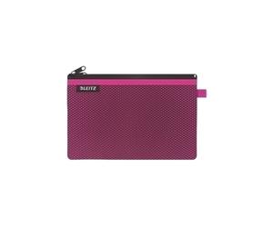 Leitz - 40130023 bolso y bandolera Malla, Nylon Rosa Unisex Bolsa para accesorios