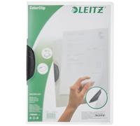 LEITZ 41750195 - Dossiers CLASSIC PP rígido clip plástico DIN A4 capacidad 30 hojas color clip negro