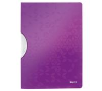 Leitz 4185 WOW colorclip carpeta con clip violeta metalizado A4 para 30 páginas