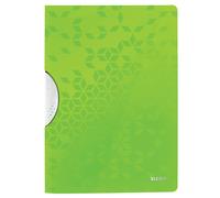 Leitz 4185 WOW colorclip carpeta con clips verde A4 para 30 páginas