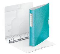 Leitz 4240 WOW carpeta de anillas con 4 anillas en D turquesa metalizado