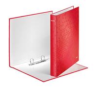 Leitz 4241 WOW carpeta de 2 anillas en D roja (40 mm)