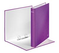 Leitz 4241 WOW carpeta de anillas con 2 anillas en D violeta (40 mm)