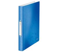 Leitz 4257 WOW carpeta de anillas con 2 juntas tóricas azul metalizado (32 mm)