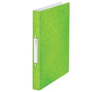 Leitz 4257 WOW carpeta de anillas con 2 juntas verde (32 mm)