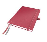 Leitz 44770025 - Cuaderno (A5, de cuadros), color rojo