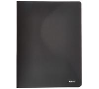 LEITZ 45651095 - Carpeta de fundas SOLID PP 40 fundas DIN A4 color negro 40 fund