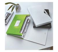 Leitz Carpeta de Proyectos A4, Capacidad para 250 Hojas A4, Cierre Elástico, Plástico Flexible, Verde, Gama WOW, 45890154
