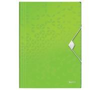 Leitz 4599 WOW carpeta de plástico cierrre elástico verde