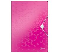 Leitz 4599 WOW carpeta de plástico con 3 solapas rosa metalizado